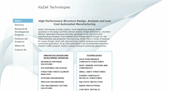 Desktop Screenshot of kazaktechnologies.com